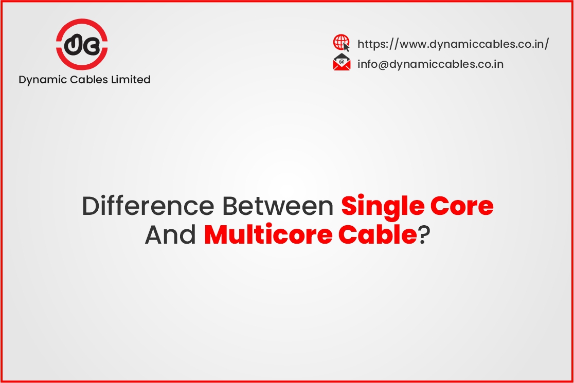 Difference between single core and multicore cable?